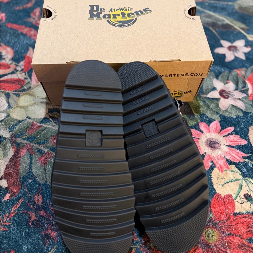 Dr. Martens Black Leather Strap Sandals - Picture 2 of 4